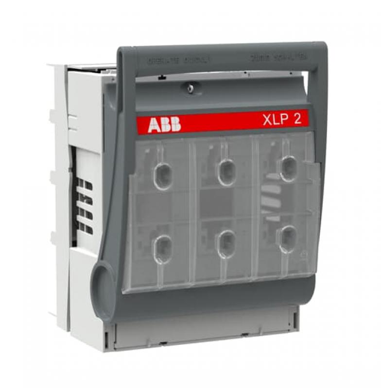 ABB XLP2-A60/120-A-above Sich. Lasttrennsch. 400A ohne Klemmen u. Schrauben NH-Si. Gr. 2 Phasenabst. 60mm 3-polig