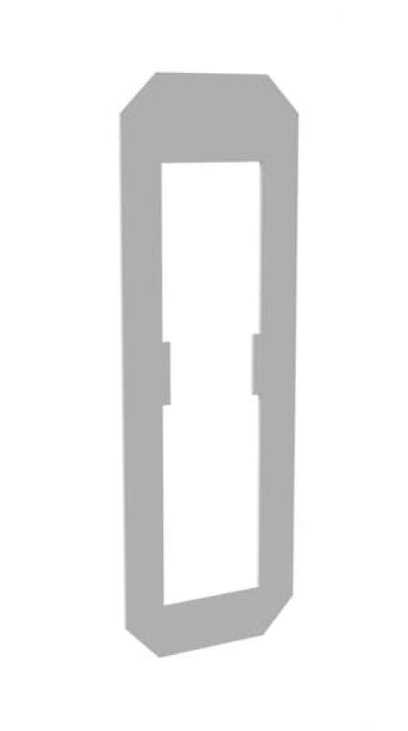 ABB FF-XLP00-1P1 Frontrahmen für einen 1-poligen XLP00