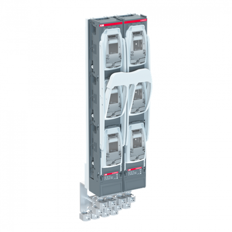 ABB ZLBM800A-3P-V Sicherungslasttrennschalter 3-polig schaltbar Low Version 6xV-Klemme NH-Si. Gr. 2 Phasenabstand 185 mm für Al/Cu Anschluss geeignet
