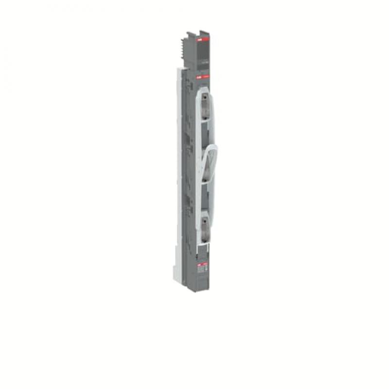 ABB ZLBM00-3P-V-EFM Sicherungslasttrennschalter 3-polig schaltbar Low Version 3xV-Klemme NH-Si. Gr. 00 Phasenabstand 185 mm Si-Überw für Al/Cu Anschluss geeignet