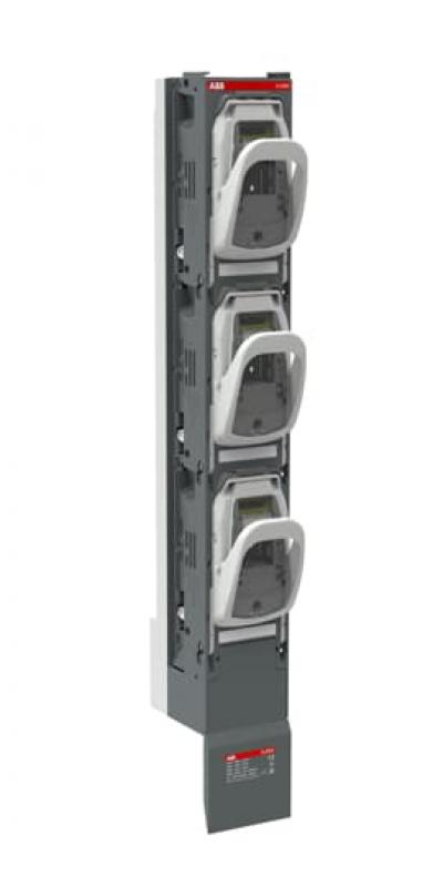 ABB ZLBM3-L-1P-3U-M12 Sicherungslasttrennschalter 3-polig schaltbar Low Version 3xM12 Bolzen NH-Si. Gr. 3 Phasenabstand 185 mm für Al/Cu Anschluss geeignet