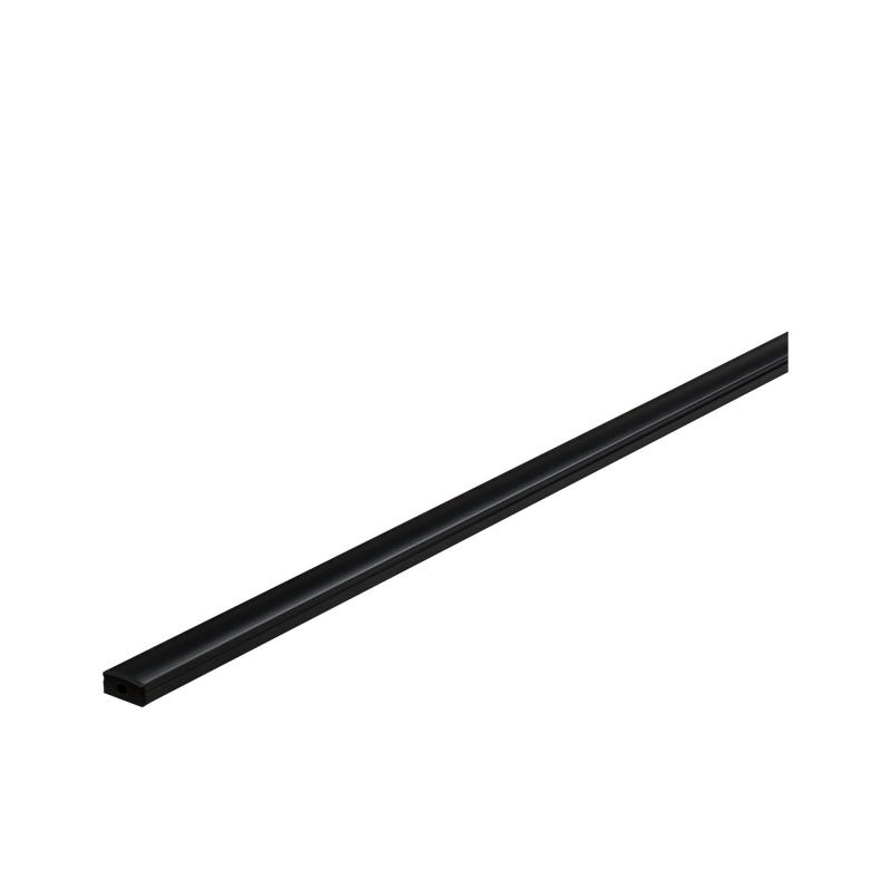 Paulmann 70522 Base Profil mit schwarzem Diffusor 1m schwarz eloxiert/schwarz Alu/Kunststoff
