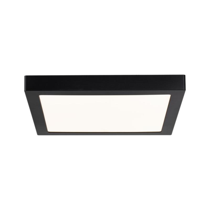 Paulmann 70985 WallCeiling Abia LED-Panel 300x300mm 22W Schwarz matt Kunststoff