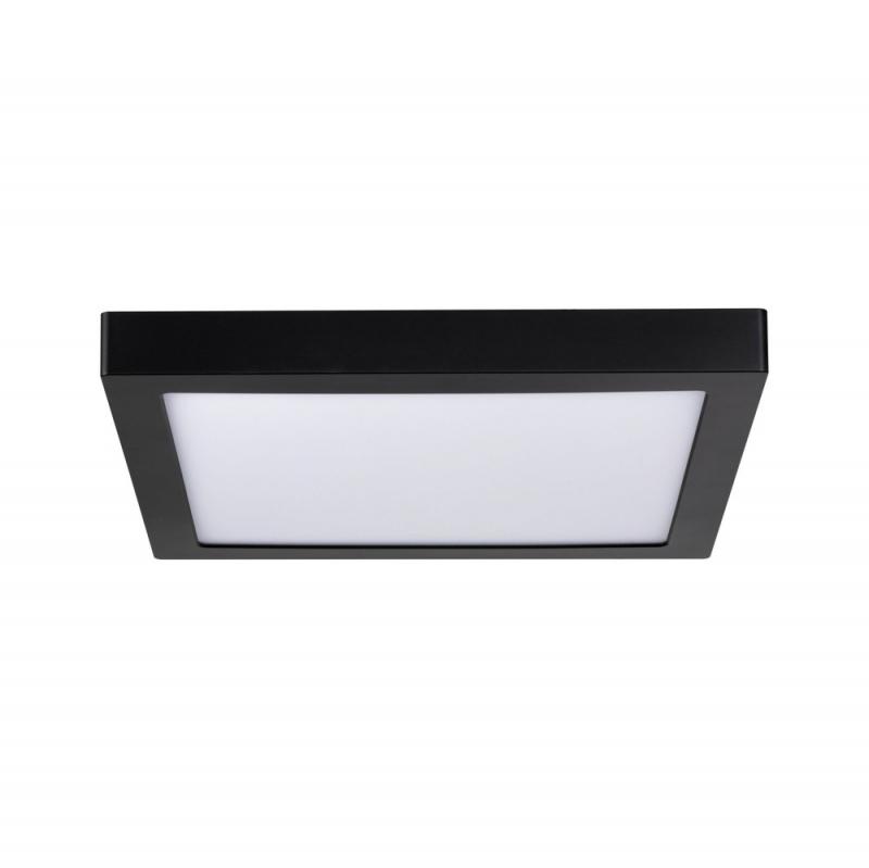 Paulmann 70985 WallCeiling Abia LED-Panel 300x300mm 22W Schwarz matt Kunststoff