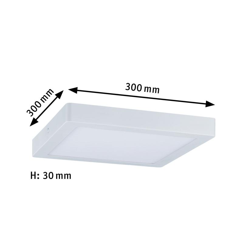 Paulmann 71022 LED Panel Abia eckig 300x300mm modern neutralweiß Weiß