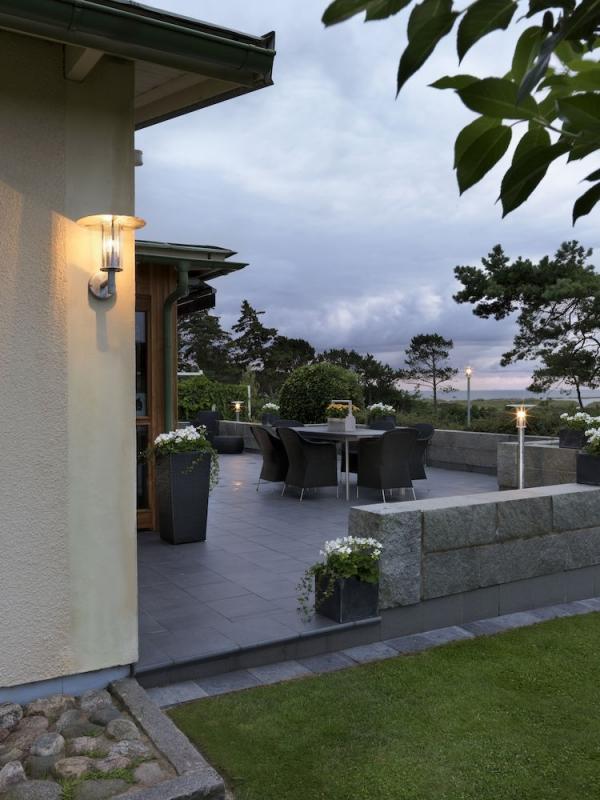 Konstsmide 660-320 Mode Wandleuchte galvanisierter Stahl, klares Polycarbonat Glas (bruchsicher und schlagfest), handmade in EU