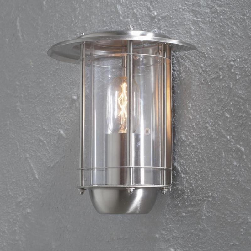 Konstsmide 7565-000 Trento Wandleuchte Edelstahl 304, klares Acrylglas