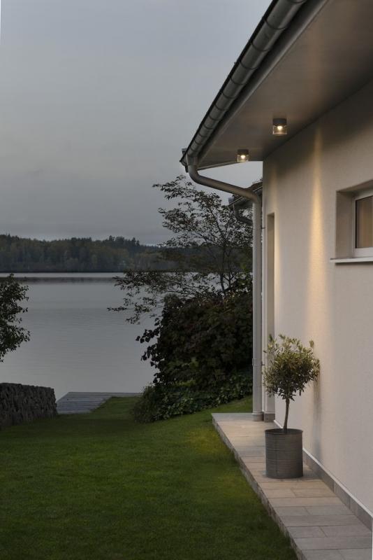 LED Wandleuchte VARESE aus Aluminium mit High Power in Dunkelgrau IP54 von Konstsmide