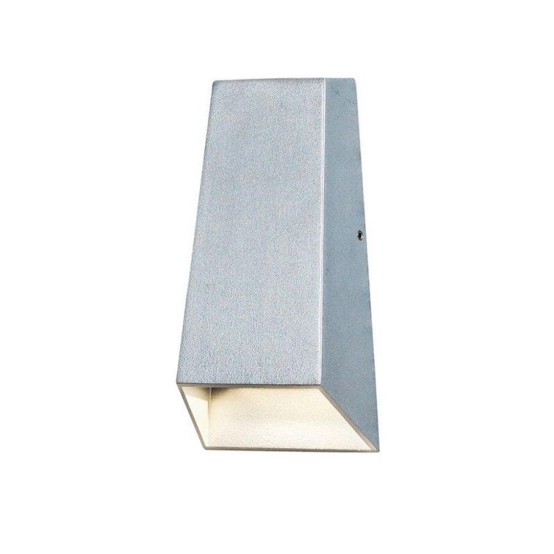 Konstsmide 7911-310 Imola Wandleuchte grau lackiertes Aluminium, klares Acrylglas