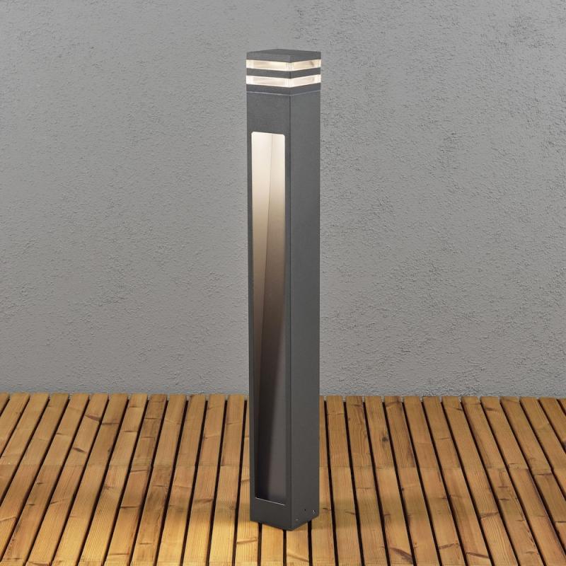 Konstsmide 7945-370 Massa Wegeleuchte anthrazit lackiertes Aluminium, klares Acrylglas