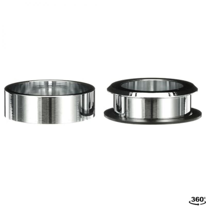 ABB KA1-8073 Flacheinbau-Adapter Metall, Chrom vandalismussicher für Drucktaster CombiLine-Compact