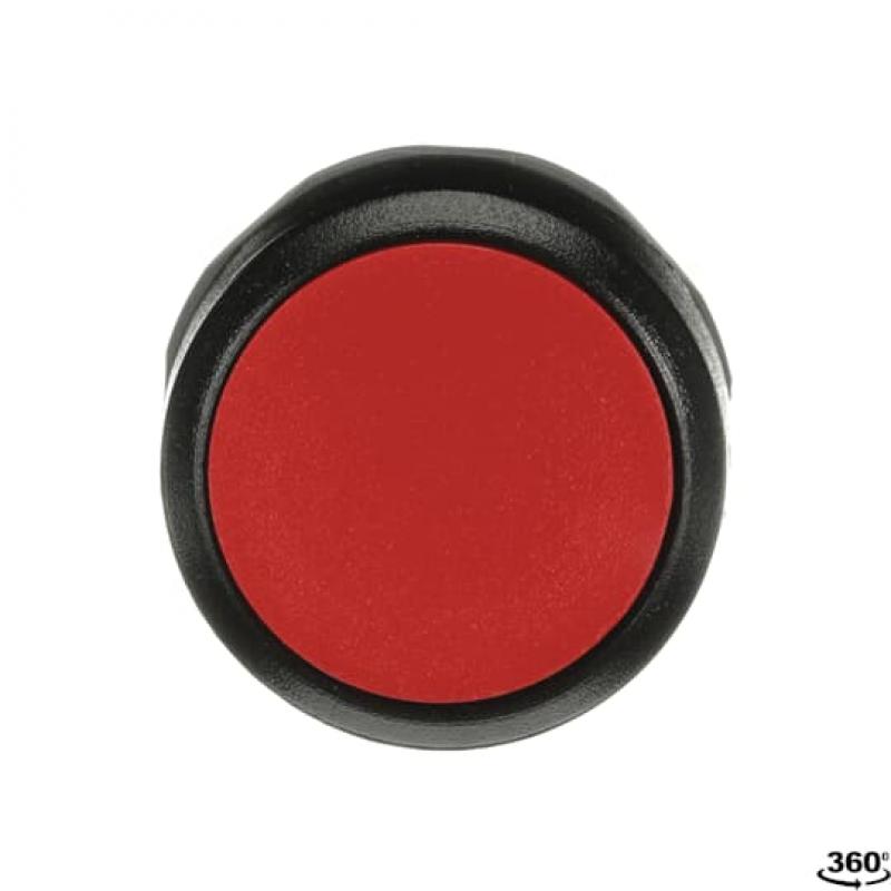 ABB MP1-10R Drucktaster, rot, flach-tastend, Frontring, Kunststoff schwarz nicht beleuchtbar