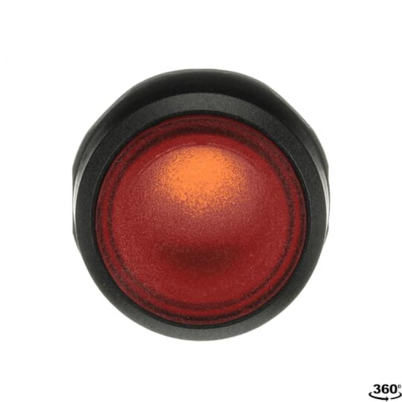 ABB MP2-11R Leuchtdrucktaster, rot, flach-verrastend, Frontring, Kunststoff schwarz beleuchtbar