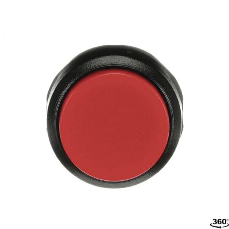 ABB MP3-10R Drucktaster, rot, hoch-tastend, Frontring, Kunststoff schwarz nicht beleuchtbar