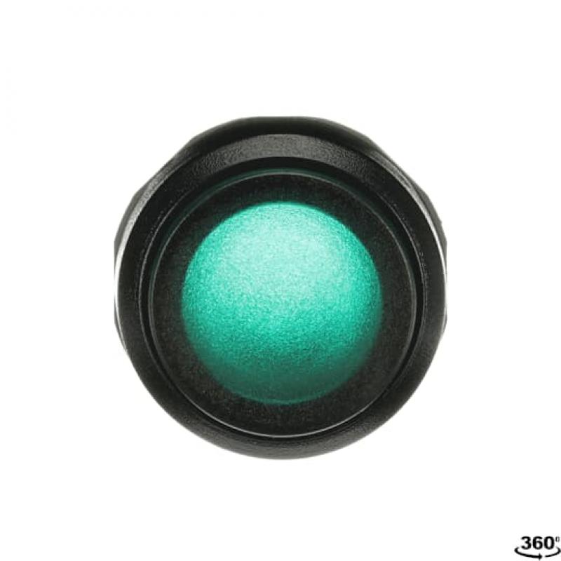 ABB MP3-11G Leuchtdrucktaster, grün, hoch-tastend, Frontring, Kunststoff schwarz beleuchtbar