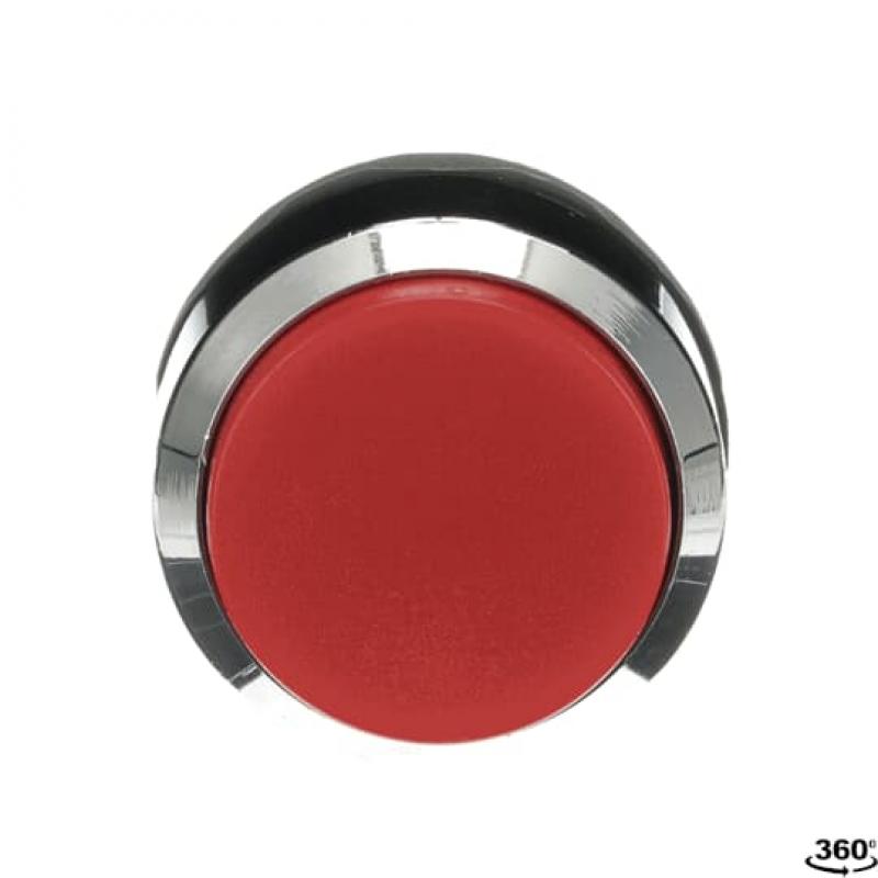ABB MP3-30R Drucktaster, rot, hoch-tastend, Frontring, Metall verchromt nicht beleuchtbar