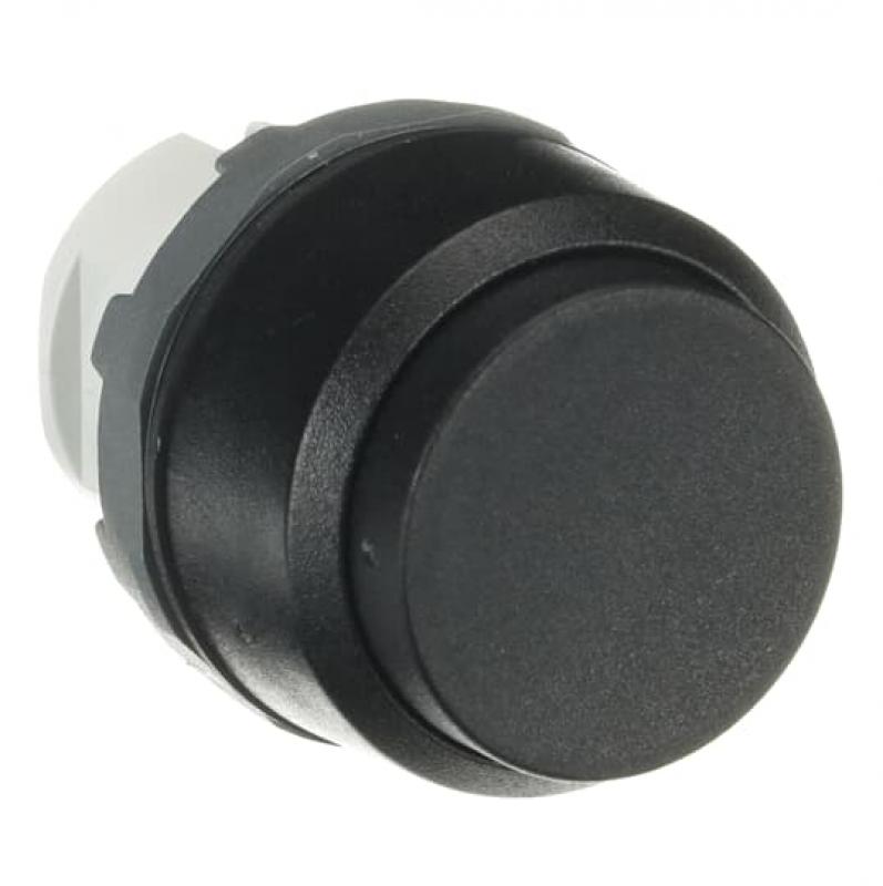 ABB MP4-10B Drucktaster, schwarz, hoch-verrastend, Frontring, Kunststoff schwarz nicht beleuchtbar