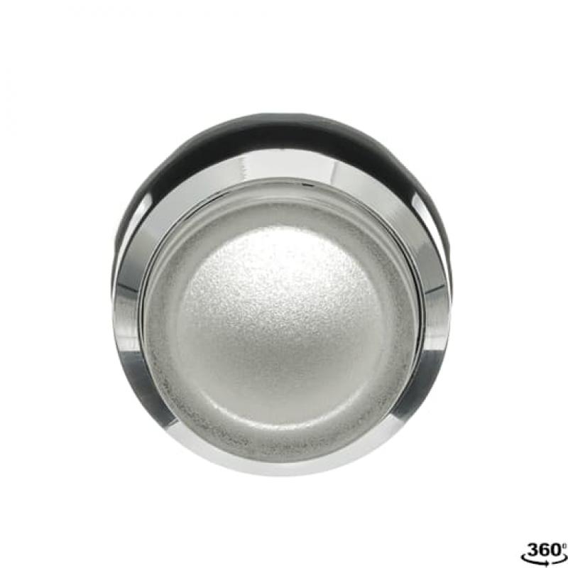 ABB MP4-31C Leuchtdrucktaster, farblos, hoch-verrastend, Frontring, Metall verchromt beleuchtbar