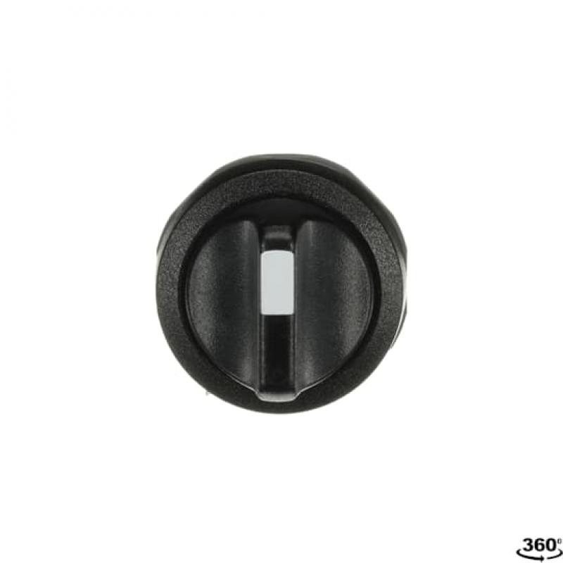 ABB M2SS1-10B Wahlschalter B-C, schwarz, 2 Stellungen, kurzer Drehgriff rastend, Frontring Kunststoff schwarz, nicht beleuchtbar