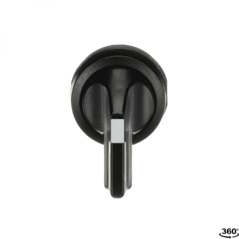ABB M2SS4-10B Wahlschalter B-C, schwarz, 2 Stellungen, langer Drehgriff rastend, Frontring Kunststoff schwarz, nicht beleuchtbar