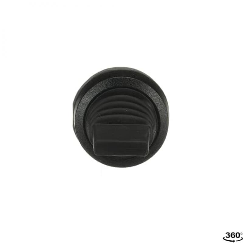 ABB MTS2-10B Kipphebelschalter Bedienelement, 3 Positionen, tastend, Hebel schwarz Rückstellung Von A nach B und C nach B, Frontring Kunststoff schwarz
