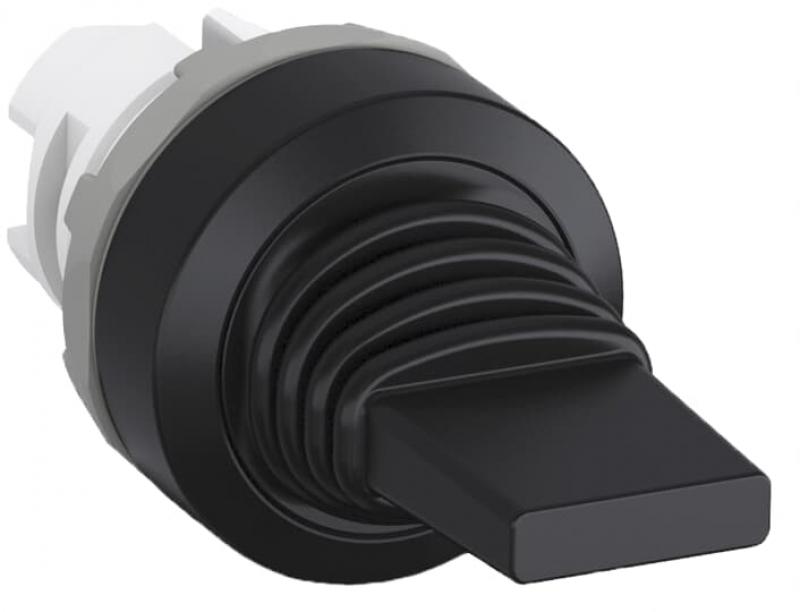 ABB MTS3-10B Kipphebelschalter Bedienelement, 3 Positionen, rastend, Hebel schwarz Frontring Kunststoff schwarz