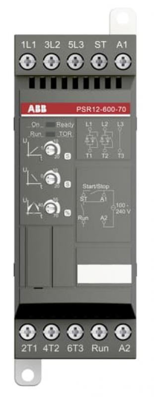 ABB PSR12-600-70 Softstarter Ue 208-600VAC, 12A