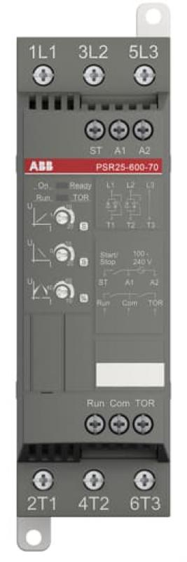 ABB PSR25-600-70 Softstarter Ue 208-600VAC, 25A