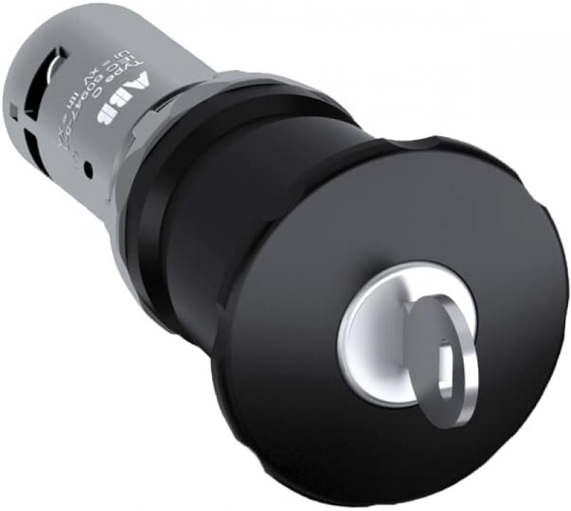 ABB CE4K1-10B-11 Maschinen-Stop-Taster, 1 Schließer + 1 Öffner, Compact