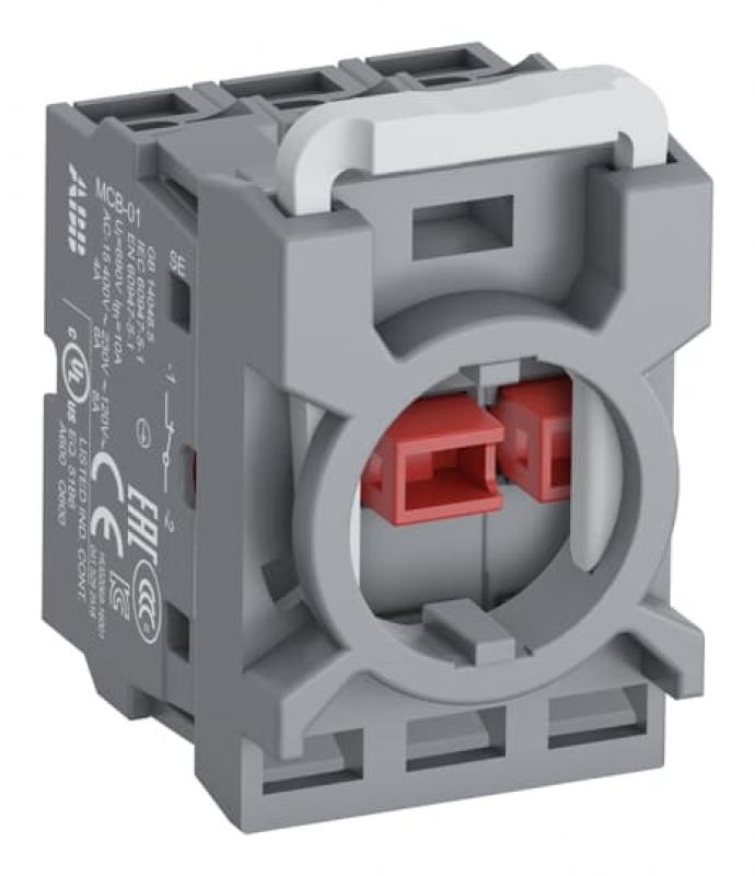 ABB M3SSC7-30B Wahlschalter 3 Positionen schwarz, tastend, Rückstellung von A nach B Frontring Metall verchromt, nicht beleuchtbar, kurzer Drehgriff
