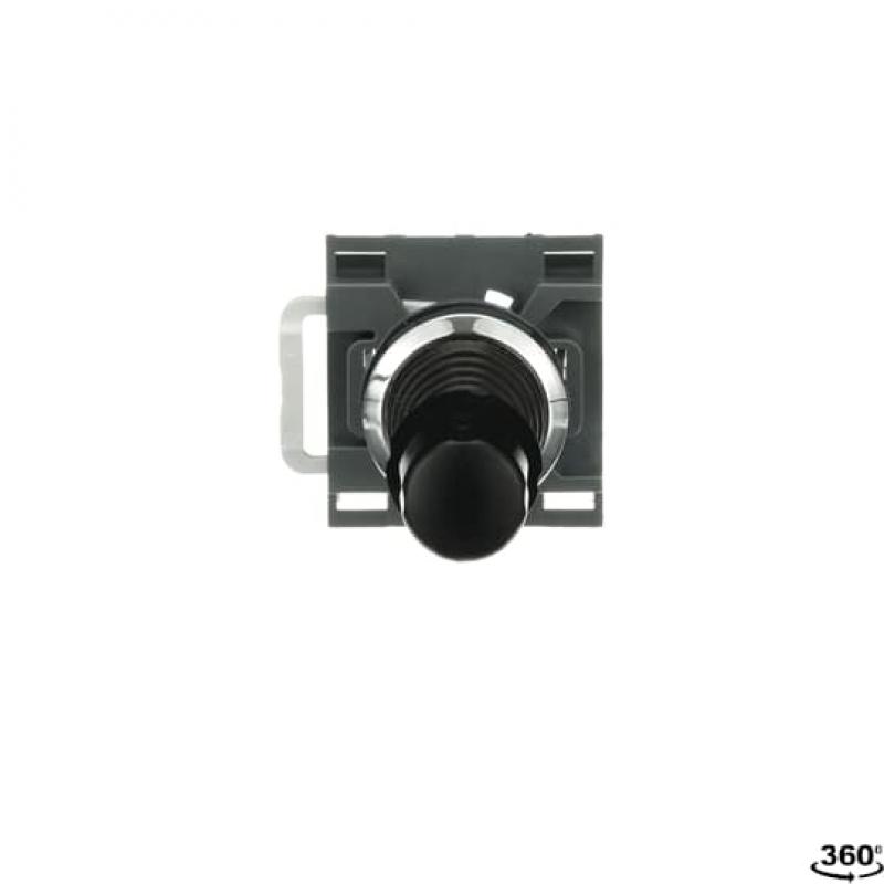 ABB MJS8-60B Joystick 2 Positionen horizontal, in C und E verrastend mit Verriegelung, Chrom Metall