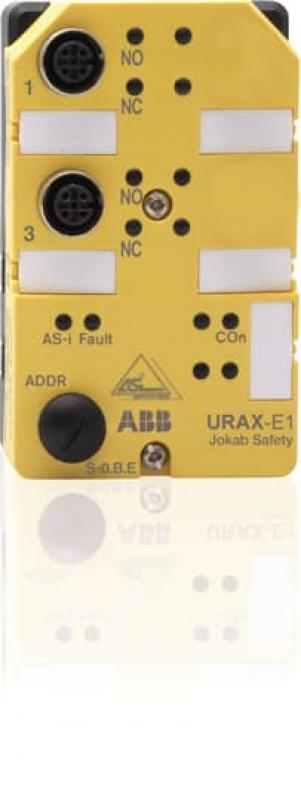 ABB URAX-E1 AS-i Safe Eingangsmodul für Zweihandschaltungen