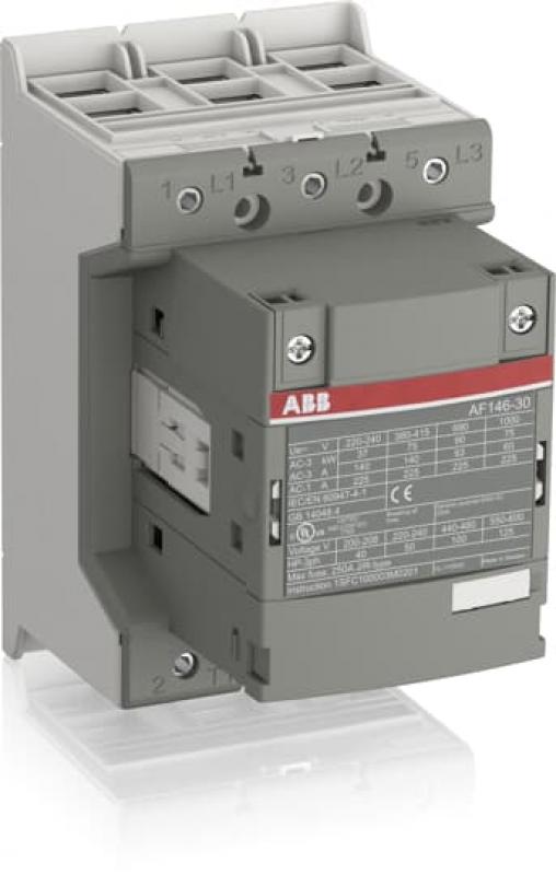ABB AF140-30-00-13 Schütz, 75 kW, 100-250 V 50/60 Hz / DC, Kabelkäfigklemmen-Anschluss