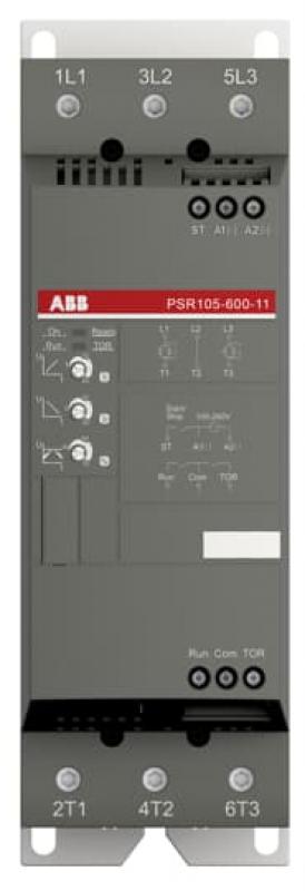 ABB PSR105-600-11 Softstarter Ue 208-600VAC Us 24V ACDC, 105A