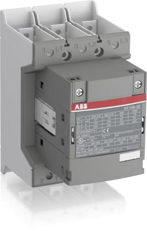 ABB AF146-30-00B-13 Schütz, 75 kW, 100-250 V 50/60 Hz / DC, Schienenanschlüsse