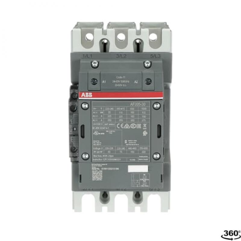 ABB AF205-30-11-11 Schütz, 110 kW, 24-60 V 50/60 Hz / 20-60 V DC