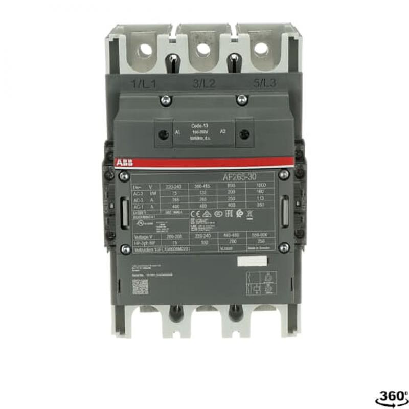 ABB AF265-30-22-13 Schütz, 132 kW, 100-250 V 50/60 Hz / DC