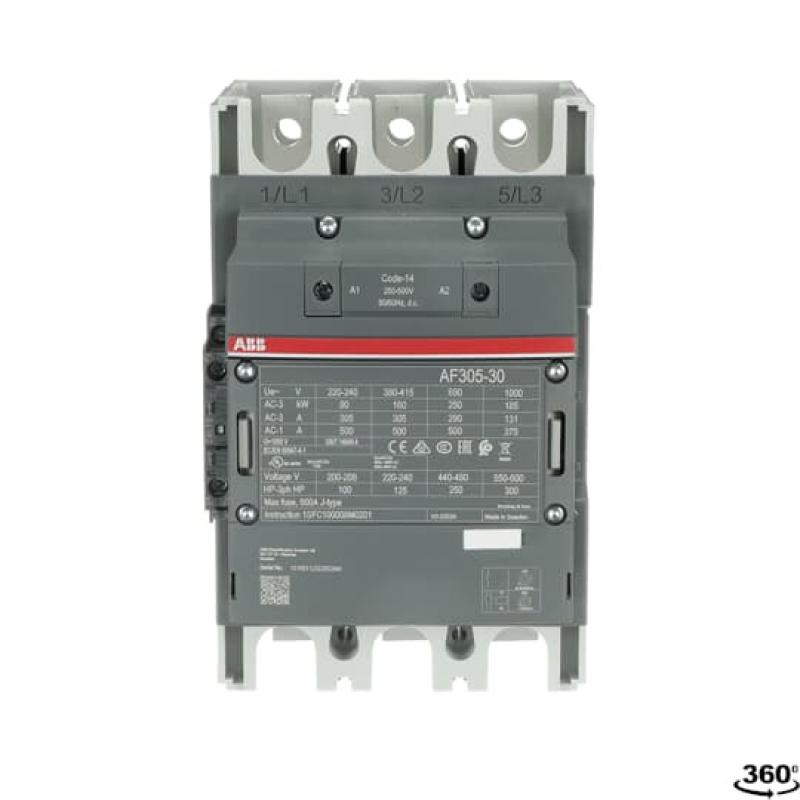 ABB AF305-30-11-14 Schütz, 160 kW, 250-500V 50-60Hz / DC