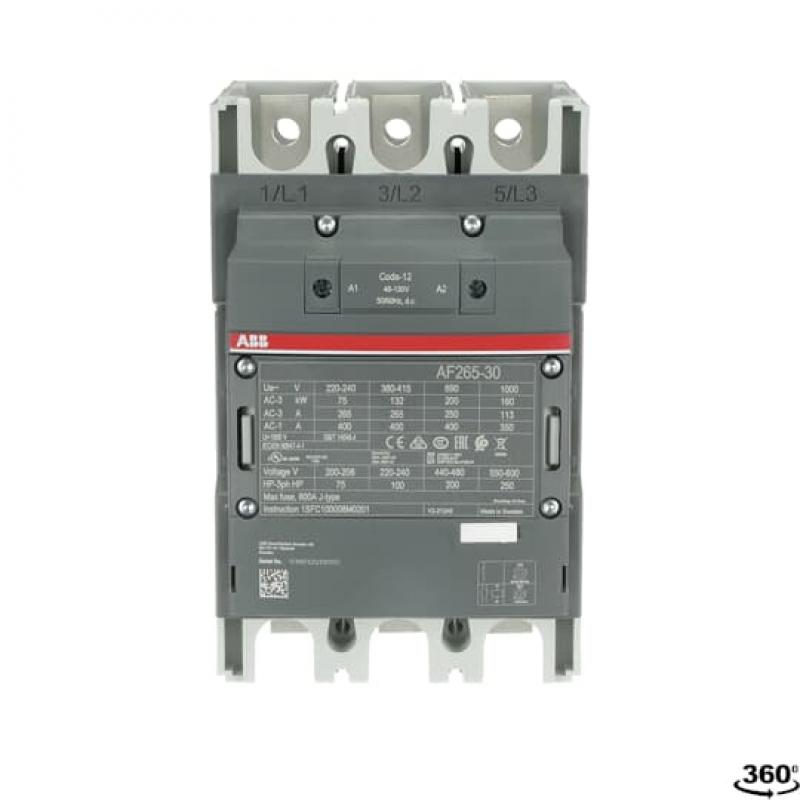 ABB AF265-30-00-12 Schütz, 132 kW, 48-130 V 50/60 Hz / DC