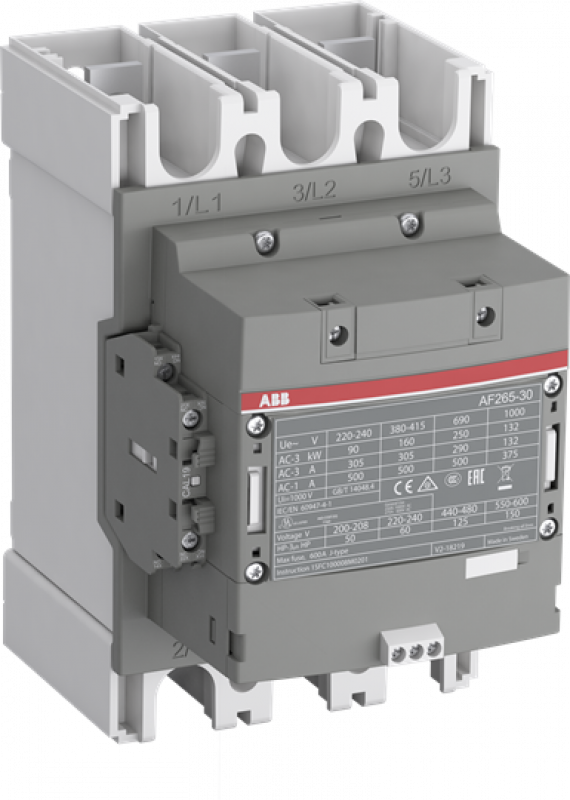 ABB AF265-30-11-33 Schütz, 132 kW, 100-250 V 50/60 Hz / DC, integr. SPS-Schnittstelle