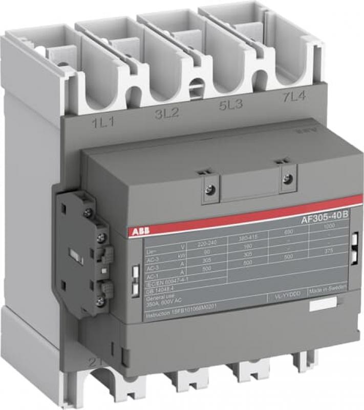 ABB AF305-40-22-12 Schütz, 4-polig, 48-130 V 50/60 Hz / DC, Hiko: 2S+2Ö, Schienenanschlüsse