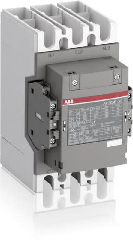 ABB AF205B-30-22-13 Schütz, 110 kW, 100-250 V 50/60 Hz / DC, Hiko: 2S+2Ö, Schienenanschlüsse mit Bahnzulassung