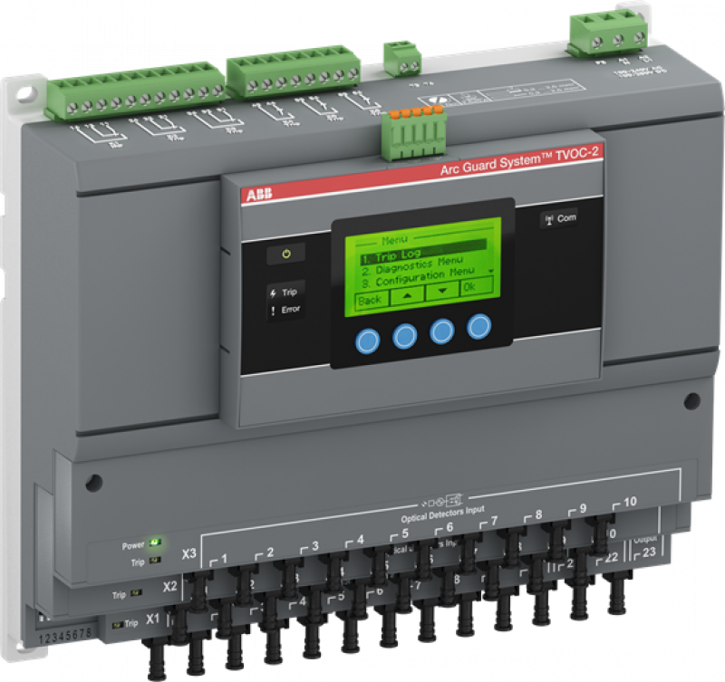 ABB TVOC-2-240-C Lichtbogenwächter 100-240V, inkl. COM-Modul Modbus RTU, zur Feldbusanbindung
