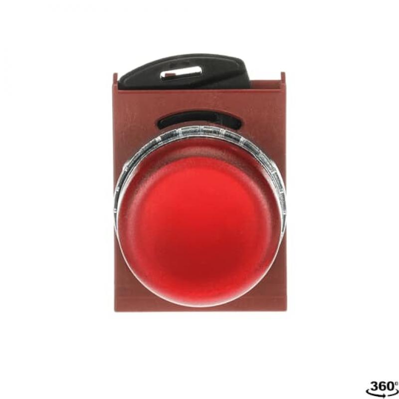 ABB P9MLRD Meldeleuchte rot, Metall, Kontakthalter und Kontermutter