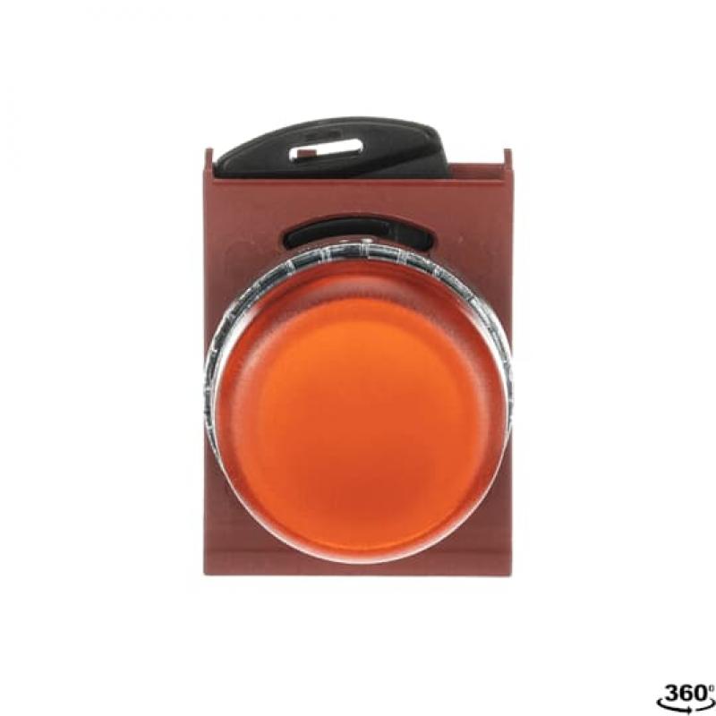 ABB P9MLAD Meldeleuchte orange, Metall, Kontakthalter und Kontermutter