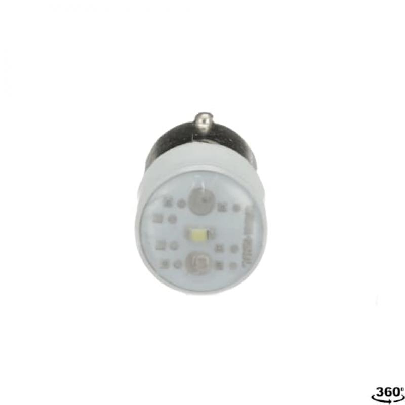 ABB BA9S12LEDB LED-Lampe weiß 12V AC/DC BA9s, für Lampenblöcke P9PDNxx + P9PDTxx Modular Metall Reihe