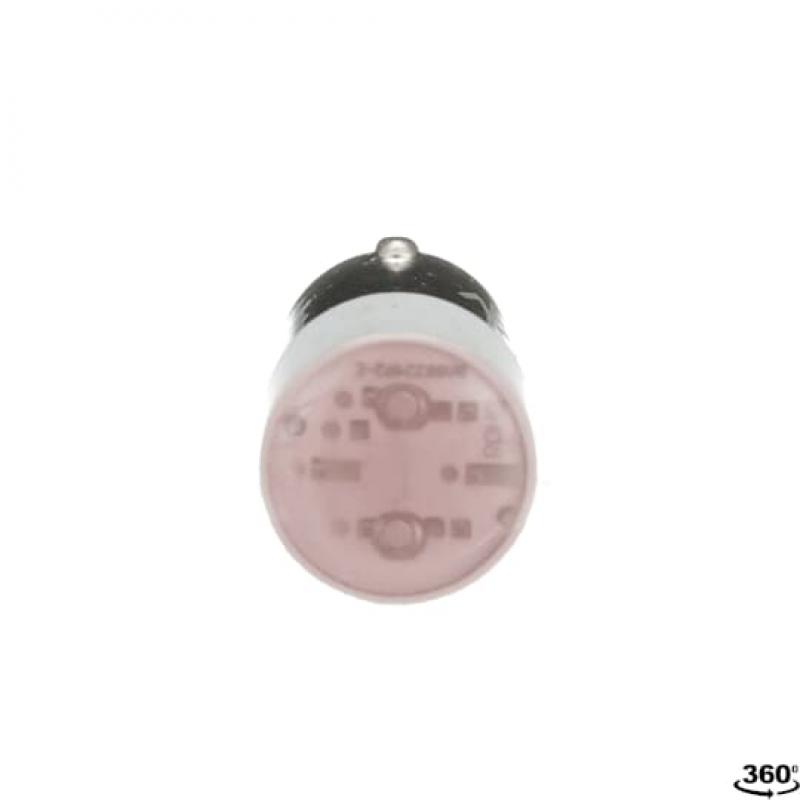 ABB BA9S12LEDR LED-Lampe rot 12V AC/DC BA9s, für Lampenblöcke P9PDNxx + P9PDTxx Modular Metall Reihe
