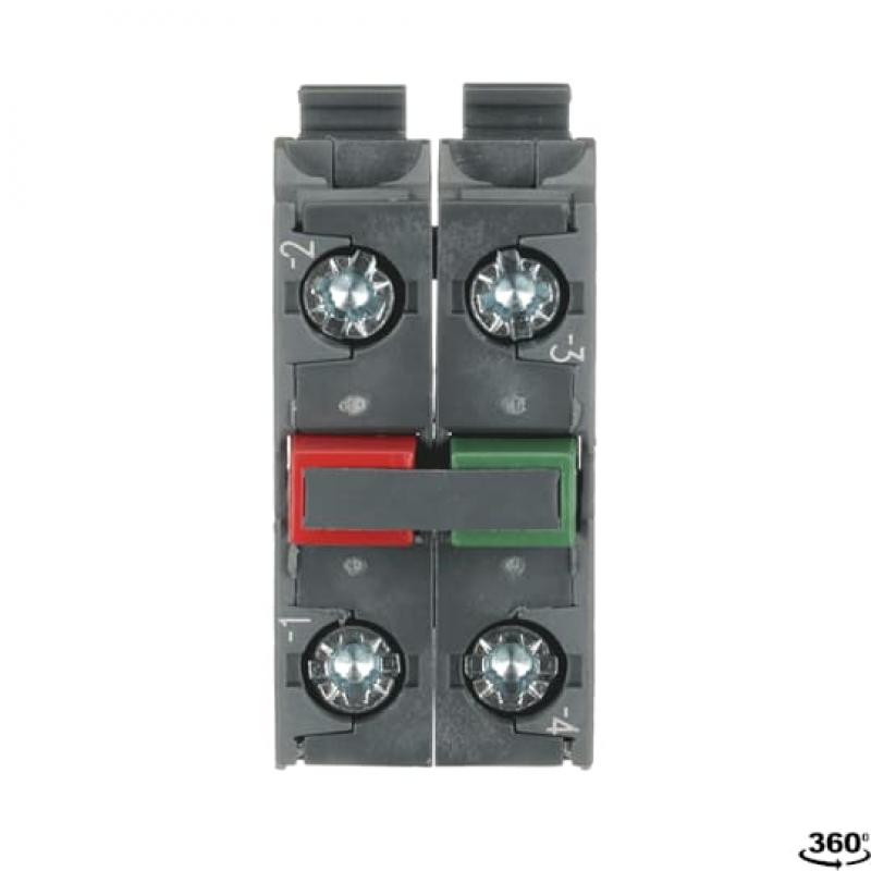 ABB MCB-11B Doppelkontaktblock 1 Schließer + 1 Öffner, für rückwartige Befestigung
