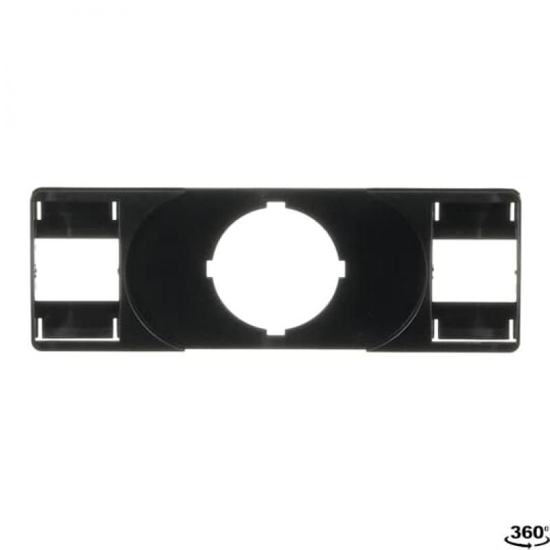 ABB MA1-8139 Schildtraeger fuer Doppeltaster, ohne Einsätze, passend für Größe 27x15