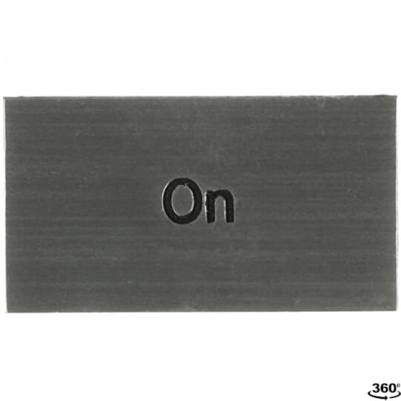 ABB MA6-1038 Beschriftungsschild , Englischer Text "ON"